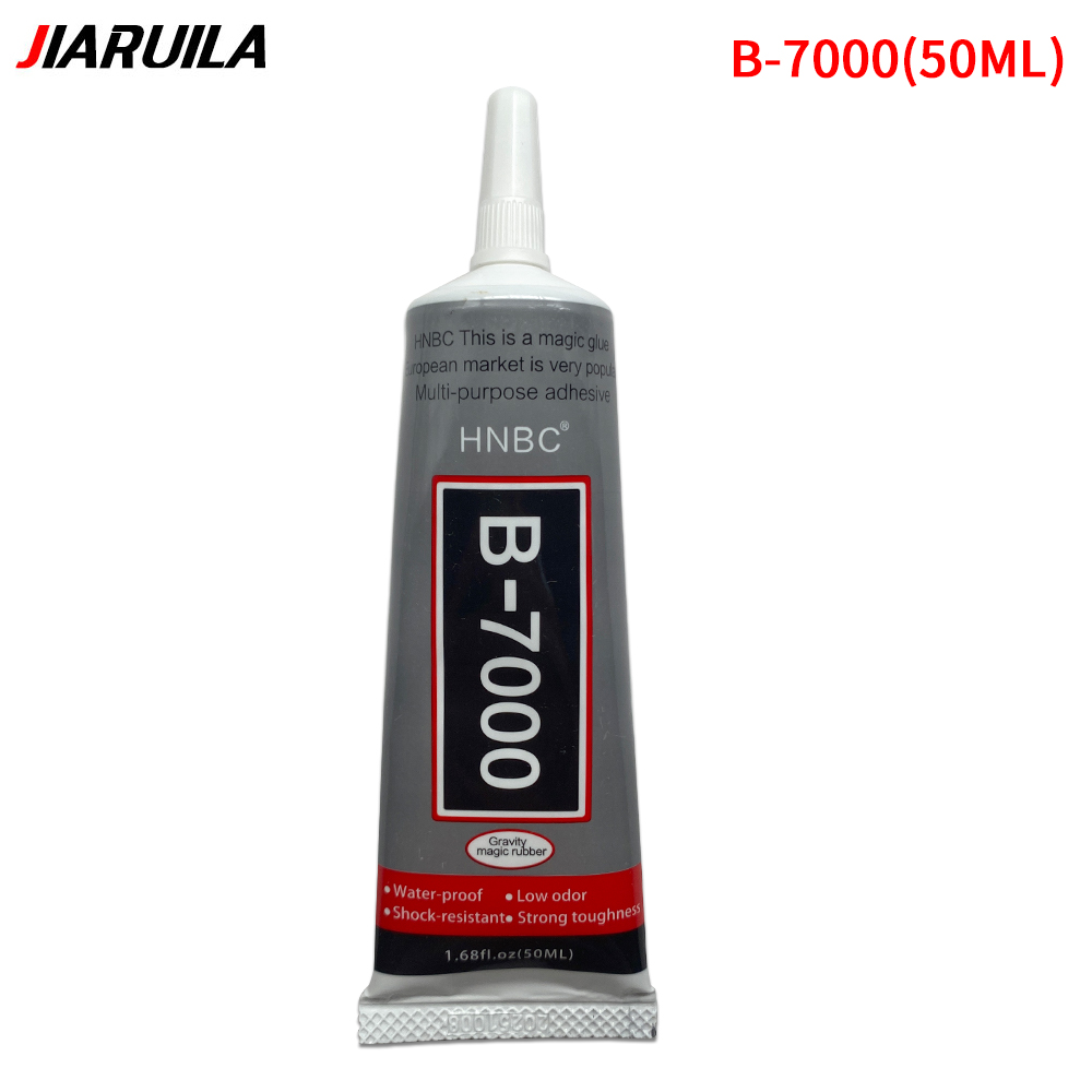 Adhesivo transparente para reparación de teléfonos, 15ML, 25ML, 50ML, 110ML, B7000, pegamento Universal de plástico y vidrio para bricolaje, B-7000 con aplicador de precisión: Naranja