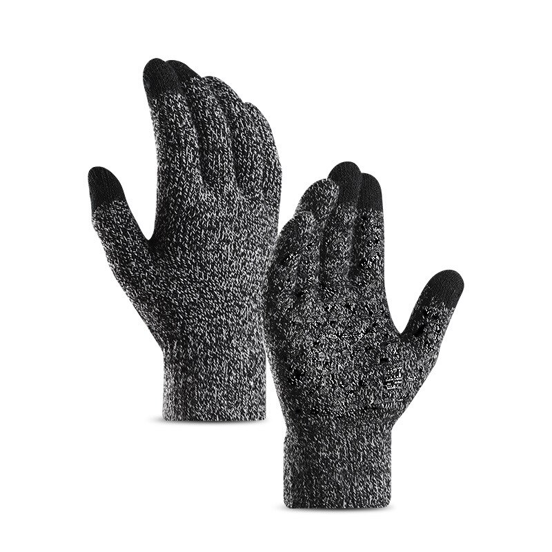 Migliore Wear Merinowol handschoenen voering, TOUCHSCREEN gebreide handschoenen, volledige vinger ski handschoen voering voor koud weer, elastische winterhandschoenen voor fietsen, hardlopen, wandelen