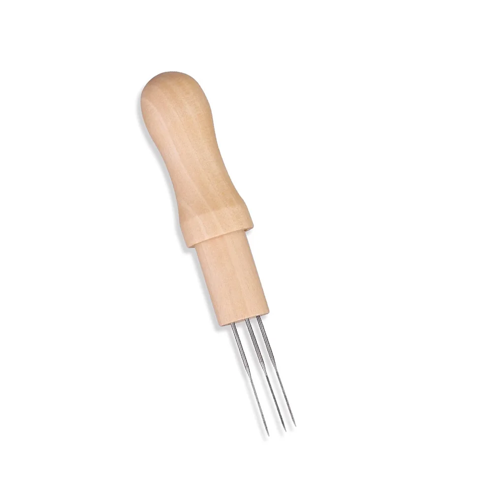 1 ~ 100 stk. uldfilt nålefilt nålefilt startsæt filtenåle filt med fingerhuler gør-det-selv-pakke til filtning: Blomme