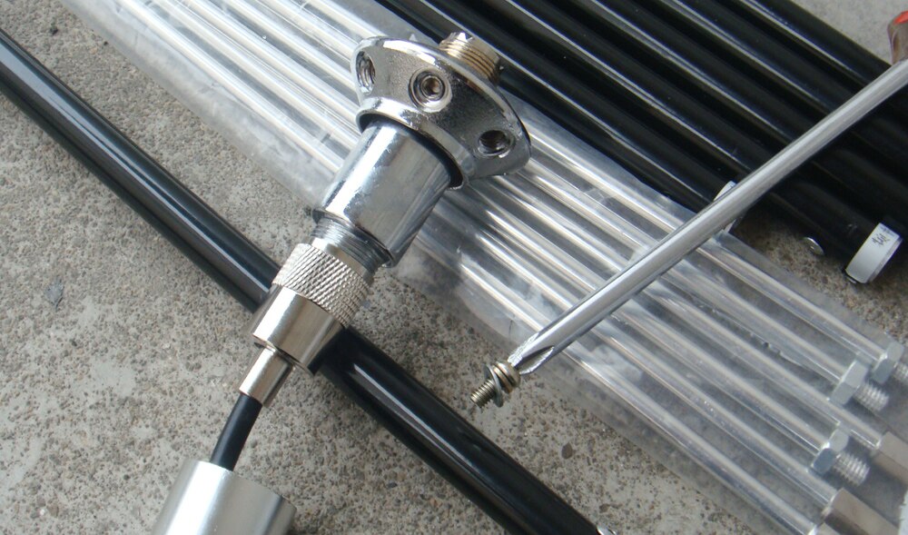 1/4 wave GP Antenna 5 frequency point aluminum alloy antenna FM transmitter antenna no cable