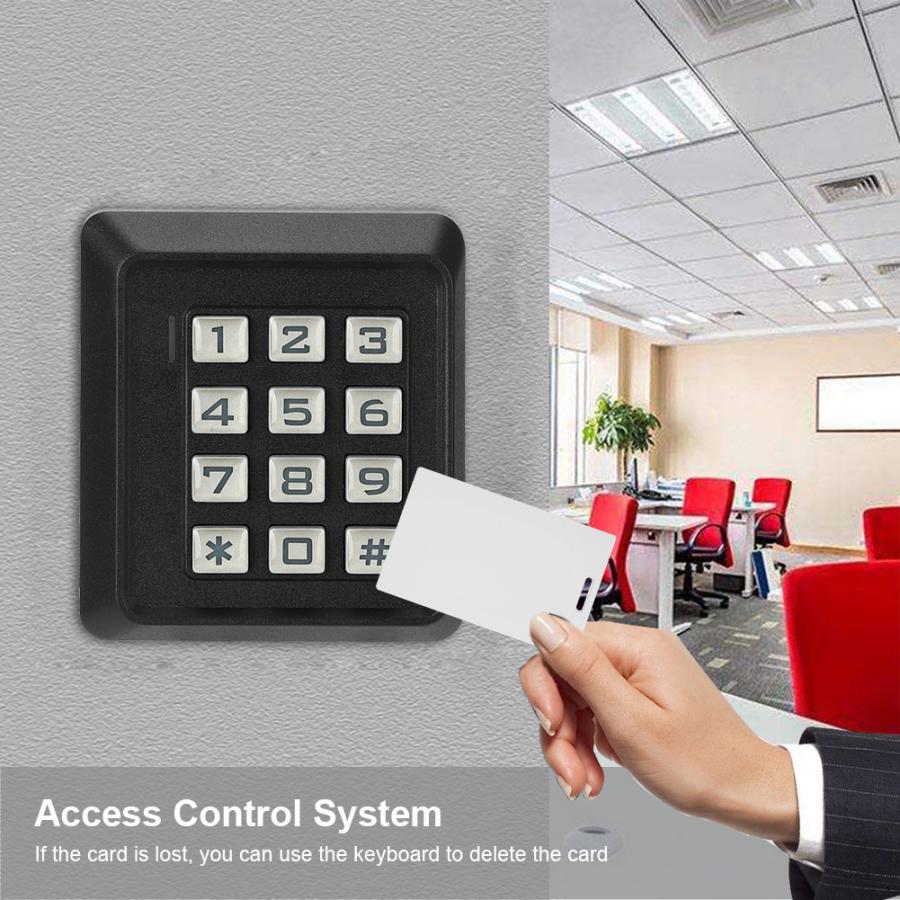 125KHZ RFID Door Opener Password Card Reader Wiegand 26 Security Access System
