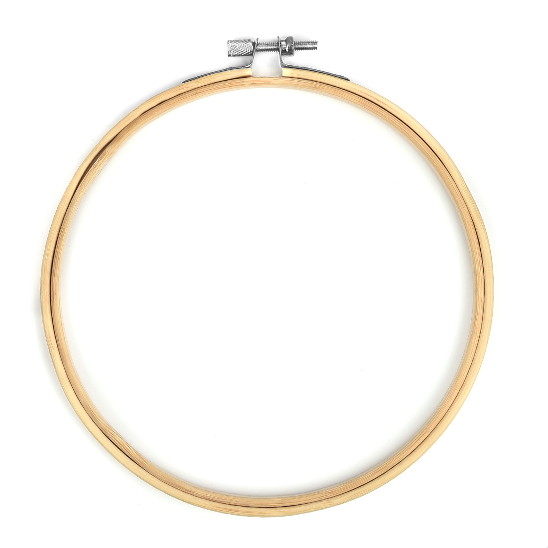 Juego de marco de aros de bordado de madera de 10-30cm, anillos de aro de bordado de bambú para manualidades con aguja de punto de cruz DIY: Rojo