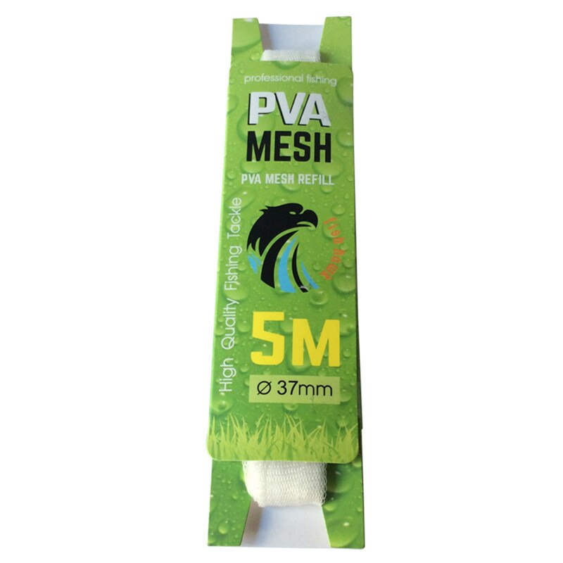 Ricarica Rete PVA 5 Metri X 37 Mm Per Pesca Alla Carpa - Calza Solubile In Acqua Per Boilies E Micropellet