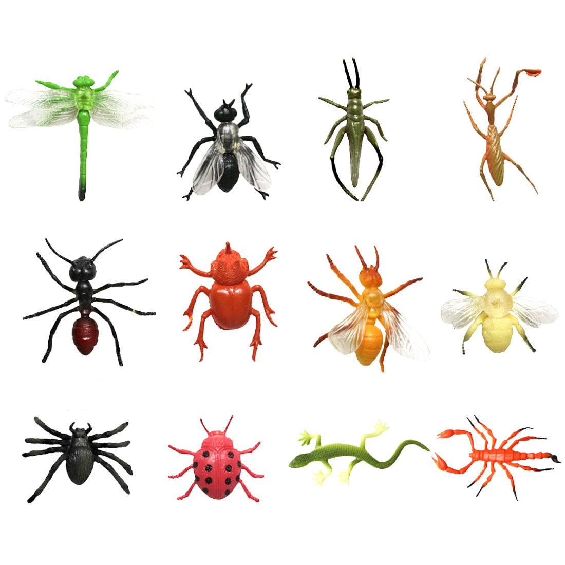 Surwish 12Pcs/bag Party Class Insect Model Kit Educational Toys for Children Learning Biology