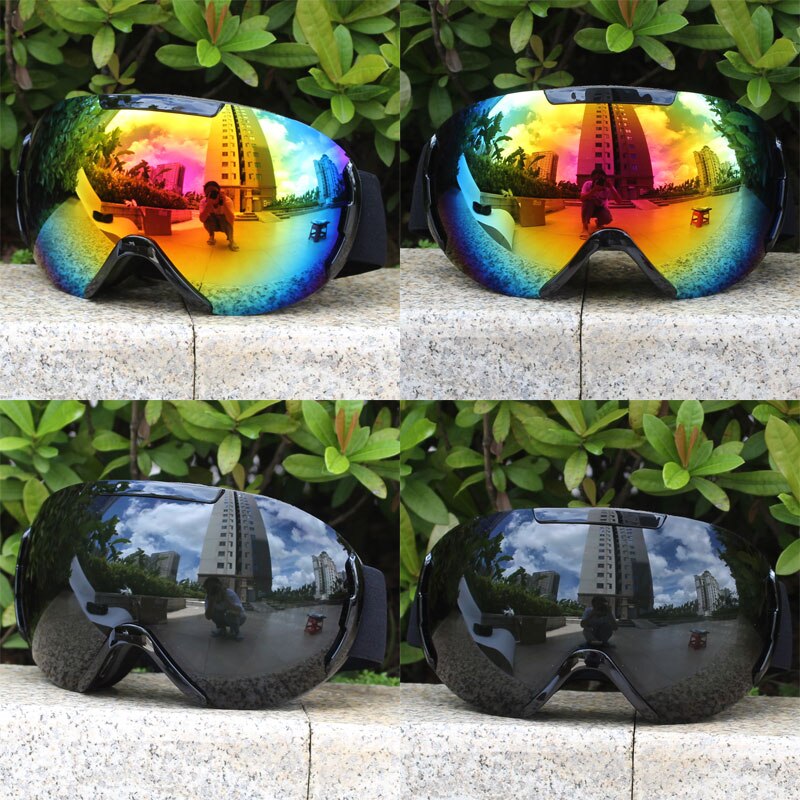 Anti-fog Double Layers Ski Goggles Lens Ski Mask Glasses Skiing Snow Snowboard Goggles Eyewear Mirror Polarize Men Women