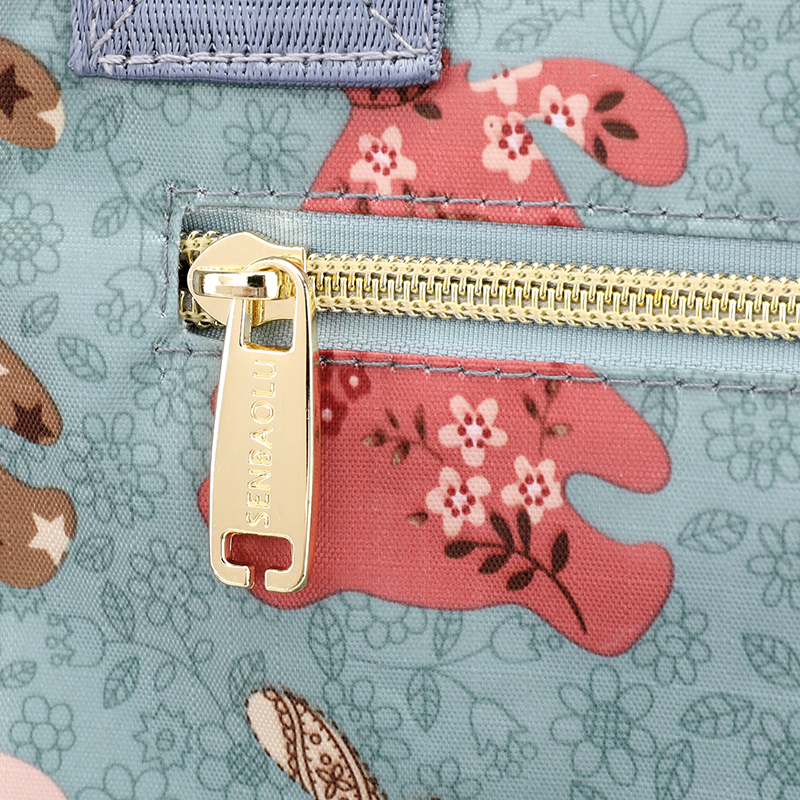 Stor skuldertaske med tophåndtag, let dametaske, nylonhåndtasker, blomstermønstrede tote-tasker, strandtasker, feminin bolsa