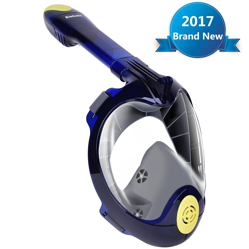 Full Face Snorkel Mask - Anti-Fog - Waterproof - Scuba Diving & Swimming Gear for Adults & Youth