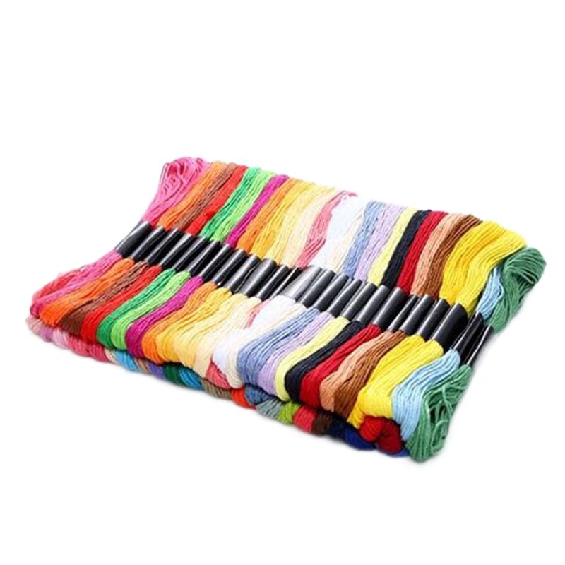 12/24/36/50 pcs Cross Stitch Mix Colors Cotton Sewing Embroidery Thread Sewing Tools DIY Sewing Thread