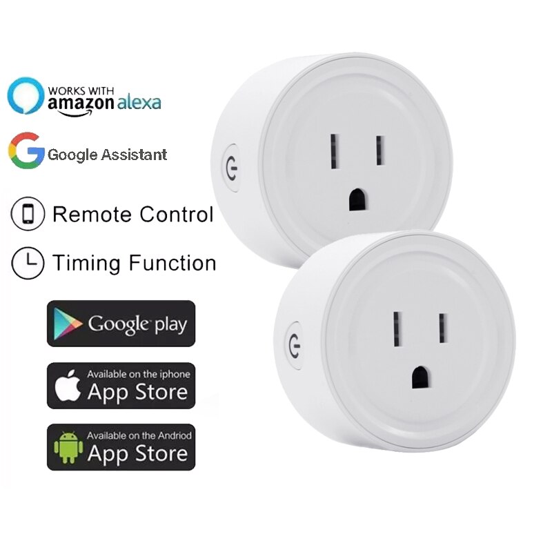 WiFi Smart Socket Mobile Remote Control EWeLink APP Timing Plug eWeLink APP Timing Plug Voice Control Socket US Plug