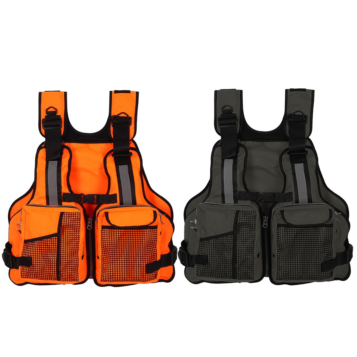 Life Jacket Fishing Swimming Outdoor Life Vest Boating for Adult Man Water Sport Vest Drifting Life Jacket Sailing Bearing 110KG