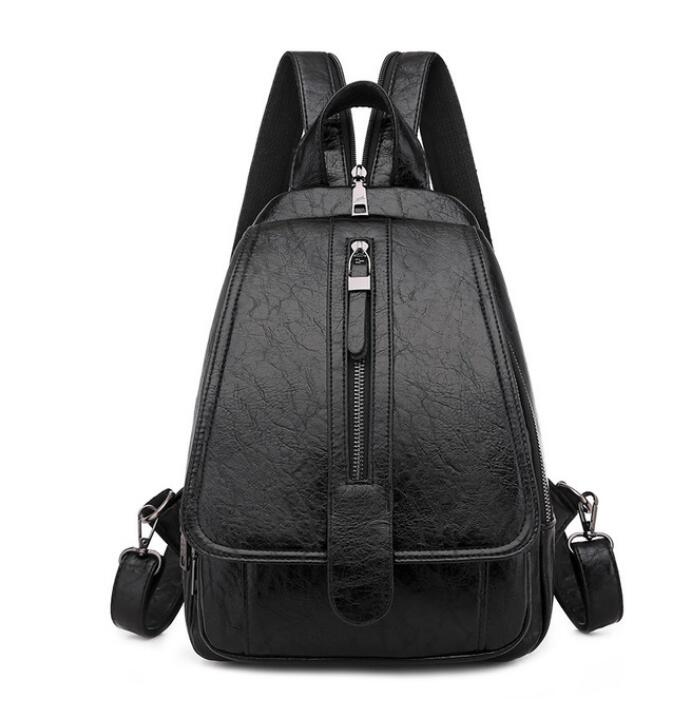 Women Backpack Ladies Travel Back Bag Shoulder Bag PU Leather Female Backbag