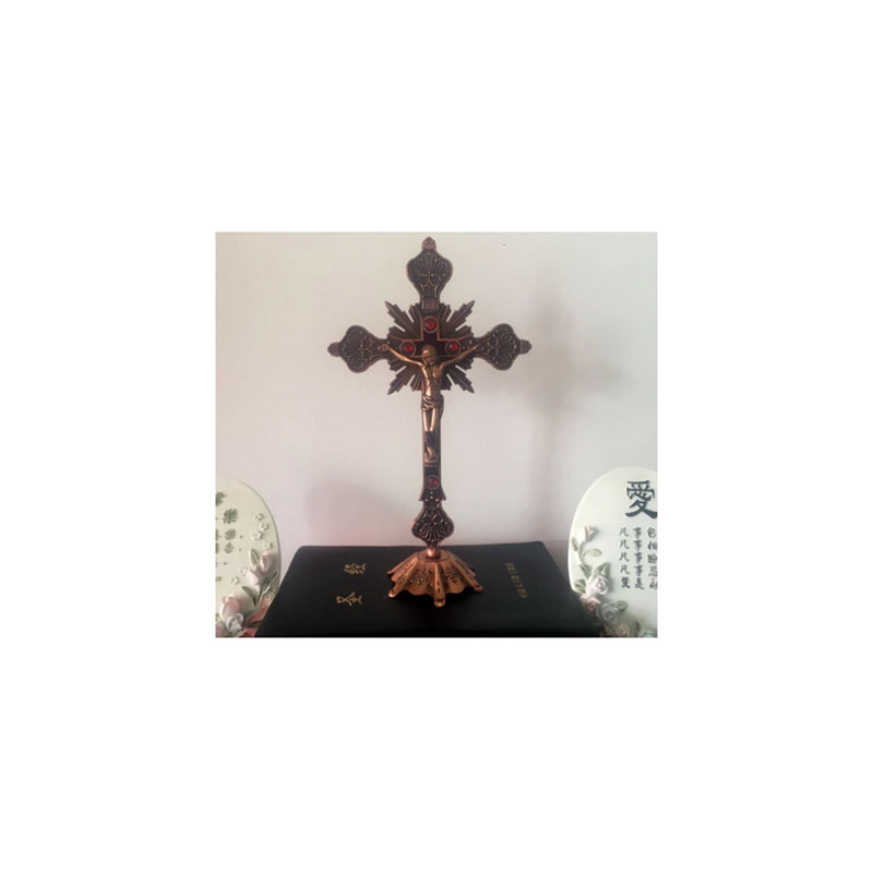 Kruisen Katholieke Standbeeld Hout Krui Hout Cross Vinyljesus Kruisbeeld Rieten Jesus Cross Pvc Santo Houten Kruis Kraftholi Klei