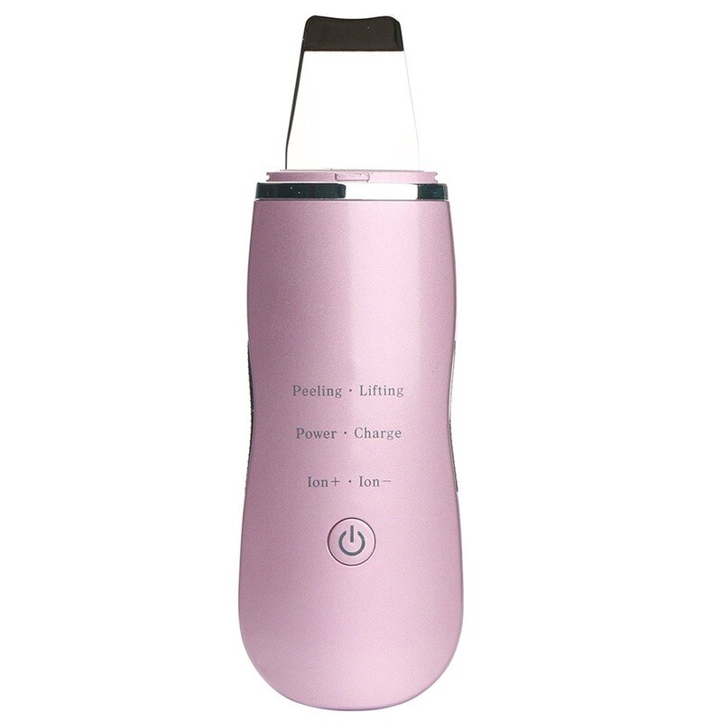Épurateur de peau à ultrasons, machine de nettoyage du visage en profondeur, outil d'élimination des rides, des pores et des points noirs, masseur vibrant pour le visage