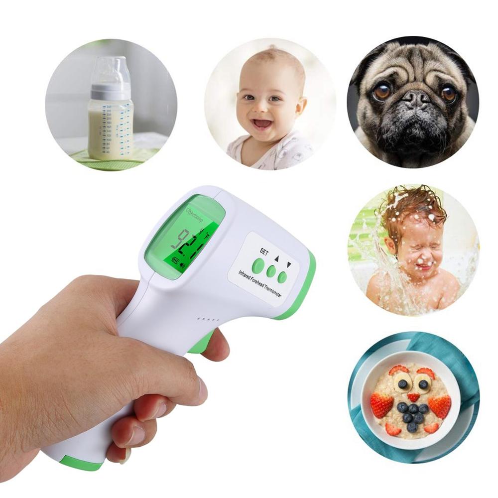 Ikke-kontakt digitalt termometer ir infrarød pande termometre termometro infravermelh måleværktøjer til baby voksen