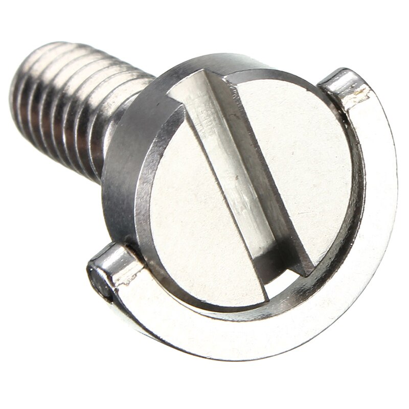 Lange 1/4 "D-Ring Schraube Edelstahl Für Kamera Stativ Quick Release Platte Silber