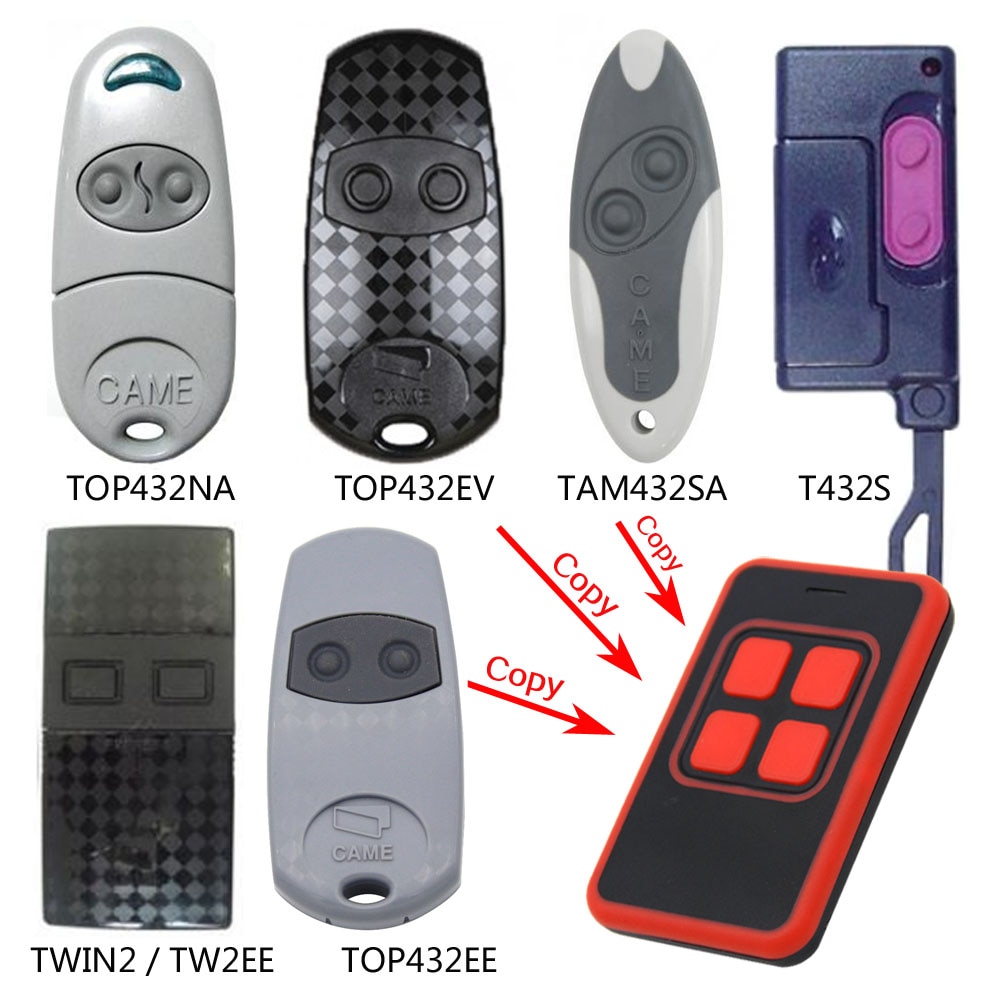 for CAME remote control 433,92MHz gate garage door came top432na top432ee top432ev twin2 tw2ee tam432sa t432s remote 433