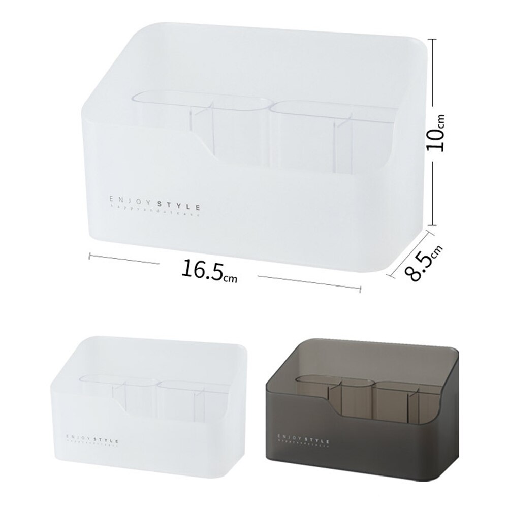 Makeup Organizer For Cosmetic Large Capacity Storage Box Multi-functional Skin Care Products Remote Control Container