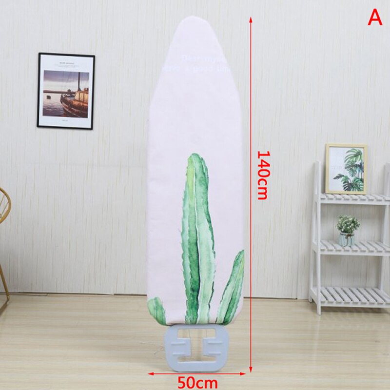 Ironing Board Cover Marble Cloth Printed Ironing Board Cover Protective Non-slip Thick Colorful for Home Cleaner Tools 140*50CM: A