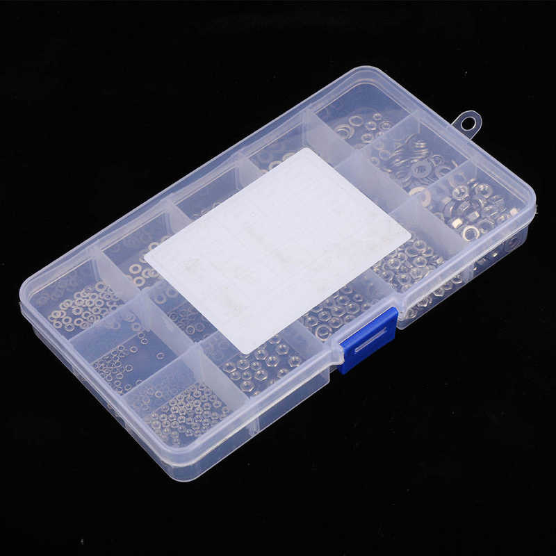 Flat Washer + Spring Washer + Nut Set Stainless Steel Hardware Locking Tools Fastening Hardware Accessories