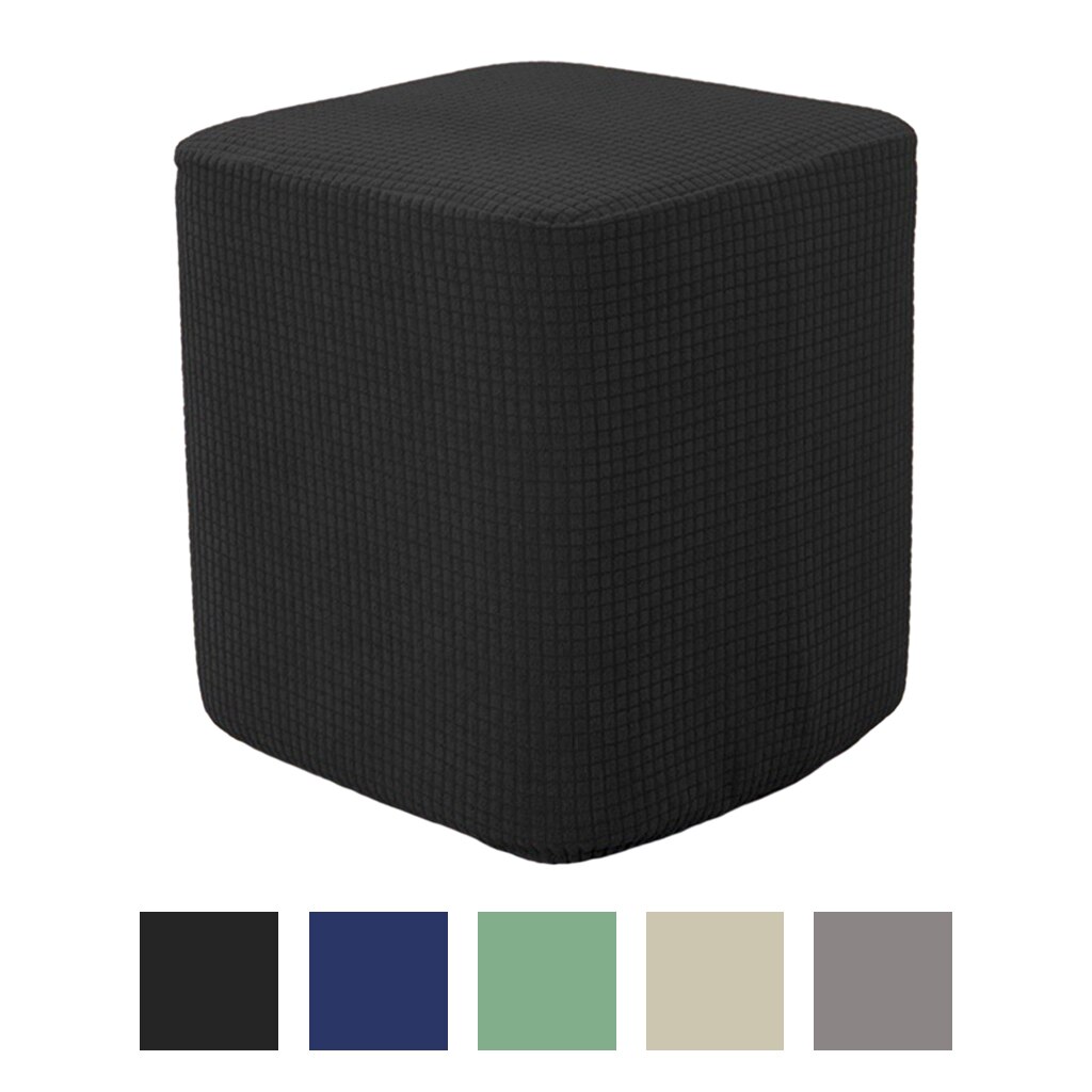 Polyester Square Ottoman Covers Decorative Footsto... Grandado