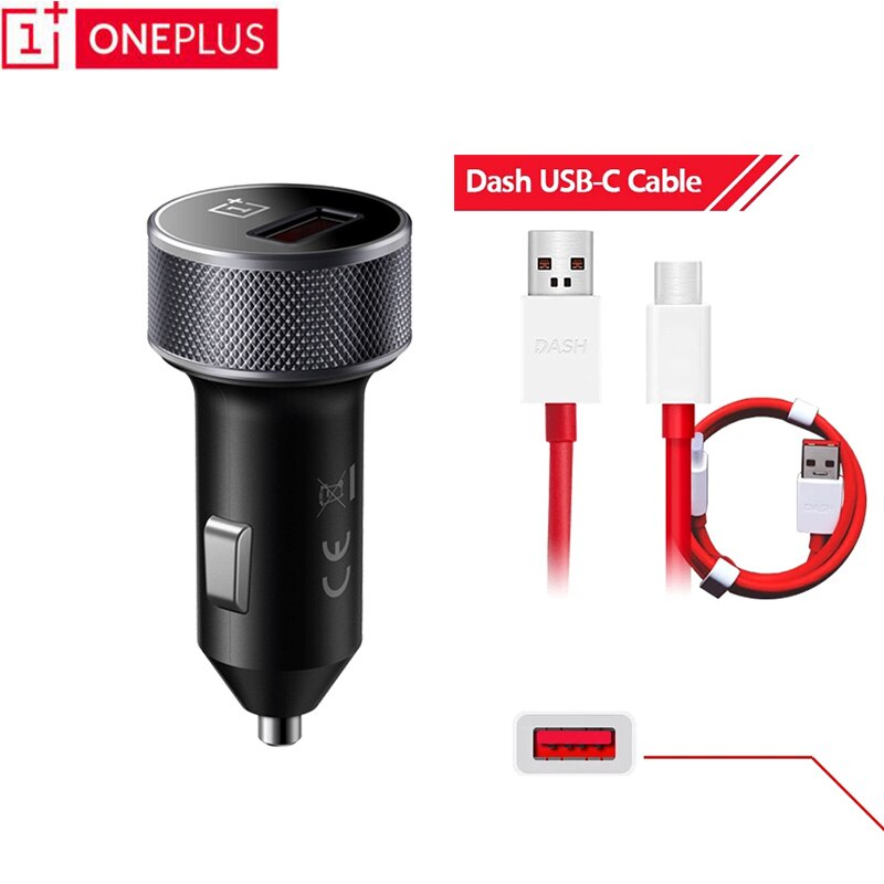 Original Oneplus Dash Car Charger 6T 6 5T 5 3T 3 one plus smartphone QC 3.0 quick charge Fast Charging usb 3.1 Type C Cable