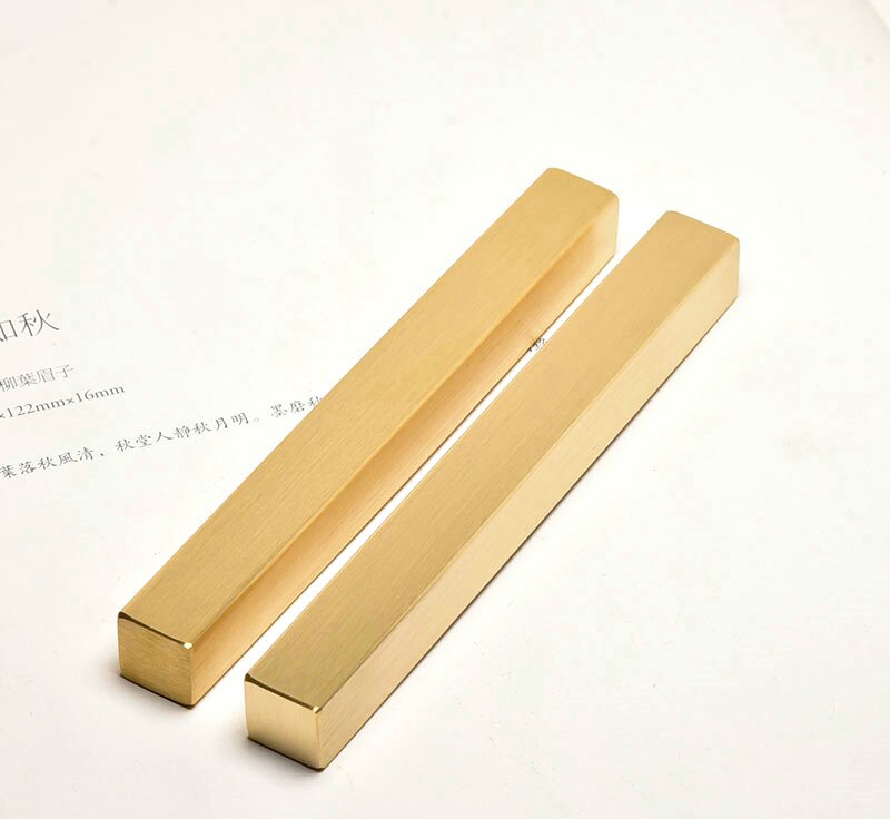 Draagbare Massief Messing Presse-papier Chinese Kalligrafieborstel Schilderen Paperweights Dikker Papier Drukken Decoratie Peso De Papel: A