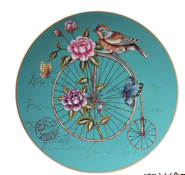 Creatieve Woonkamer Opknoping Plaat, Lucky Elanden Keramische Opknoping Plaat, Muur Decoratie Drie-Dimensionale Hanger Handwerk Plaat: 012