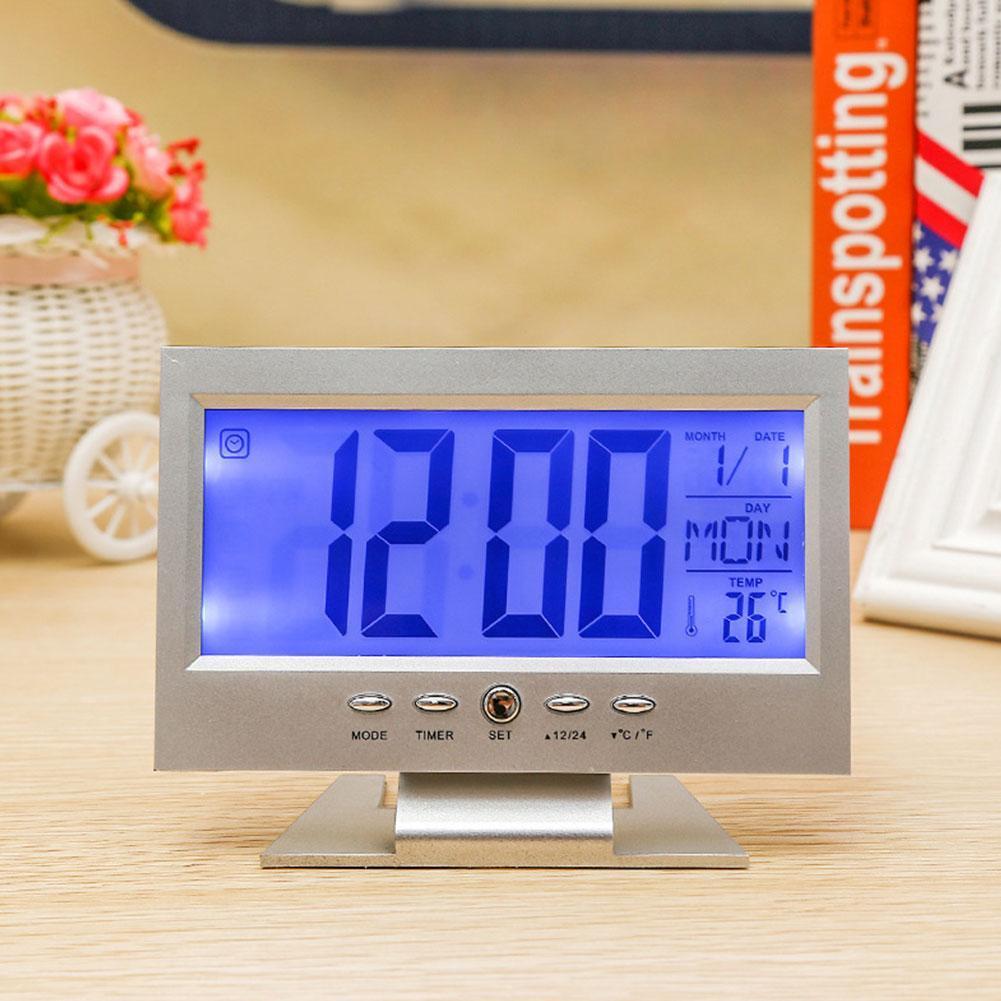Digital Clock Weather Station Display Alarm Calendar Temperature Meter Home Thermometer Decor Function Wireless Humidity Cl D9W1
