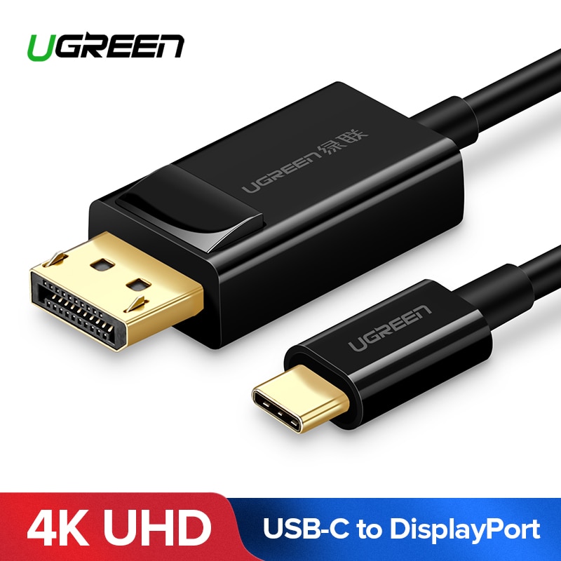 Ugreen USB C naar DisplayPort Kabel USB 3.1 Type C DP Thunderbolt 3 Adapter voor Samsung Galaxy S9/S8 huawei Mate 10 Pro USB-C DP