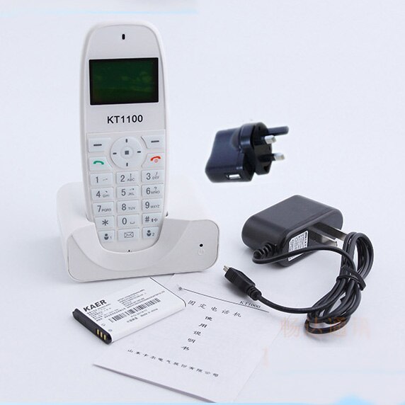 cordless phone GSM SIM Card Fixed Phone for the elderly white Landline Phone Fixed Wireless Telephone home office house