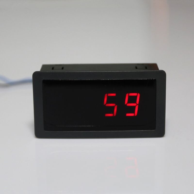 Digital Counter DC LED 4 Digit 0-9999 Up/Down Plus/Minus Panel Counter Meter with Cable