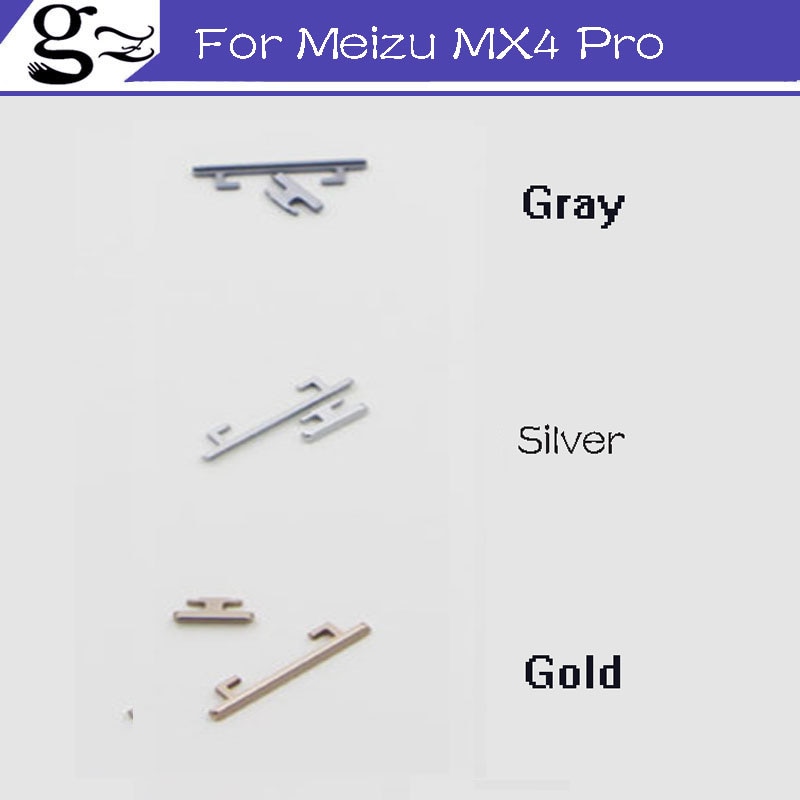 Pour Meizu MX4 mx 4 Pro bouton marche/arrêt latéral et bouton touche de Volume interrupteur