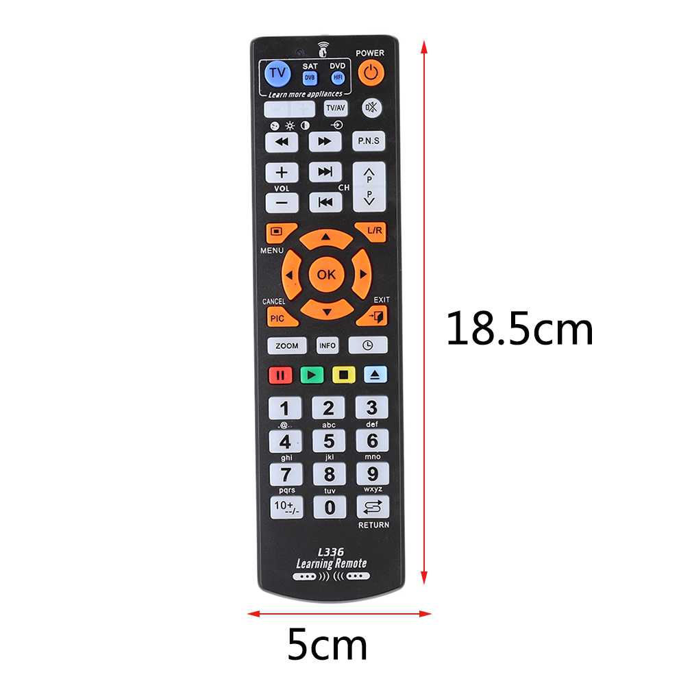 L336 kopi smart fjernkontroll infrarød 42 smakebit infrarød med lærefunksjon til tv cbl dvd vcd satt video cd hei-fi