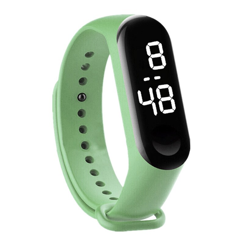 Armbandhorloge kinderhorloge meisjes jongens elektronisch sporthorloge led digitaal kinderhorloge studentenhorloge: A8