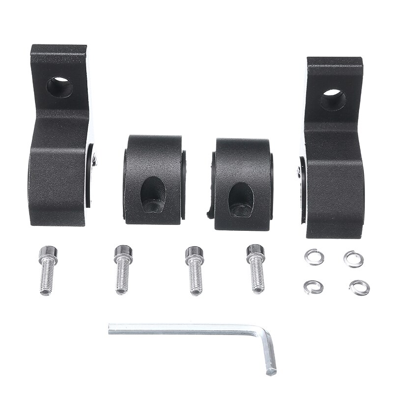 Soporte de faro LED de trabajo, abrazadera de tubo, montaje para vehículos todoterreno, coches, camiones, barcos, accesorios para automóviles, 2 uds.