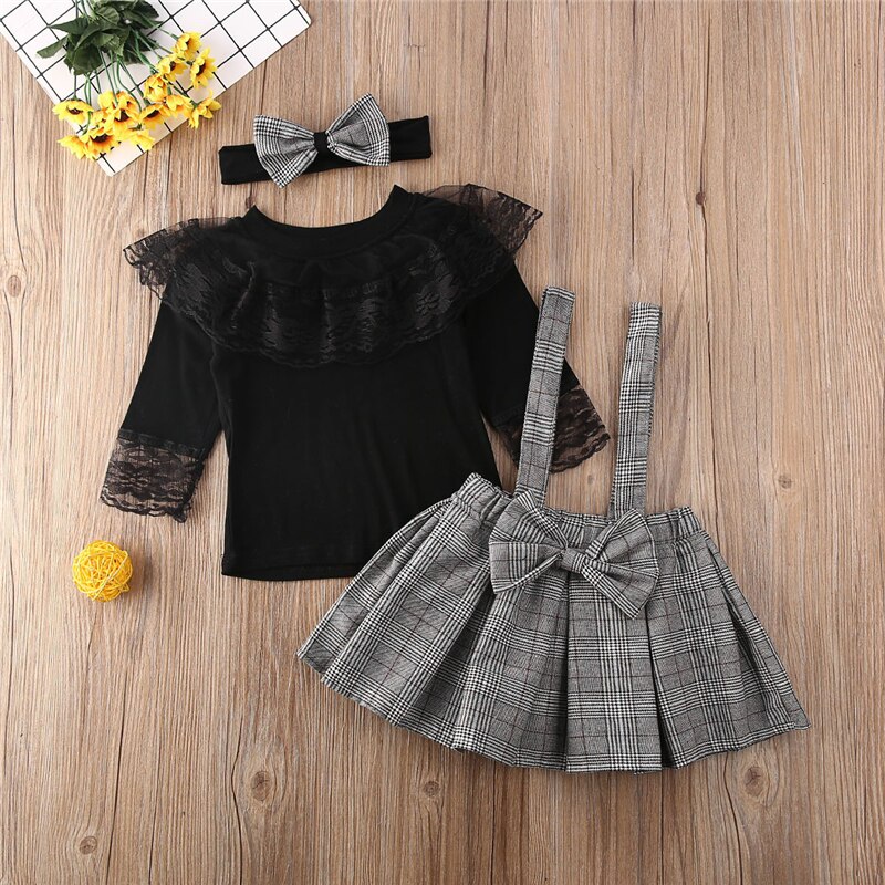 Broer Zus Kleding Set Jongens Romper Bretels Broek Kid Baby Meisjes Tops T-shirt Rok Kleding Match Outfit