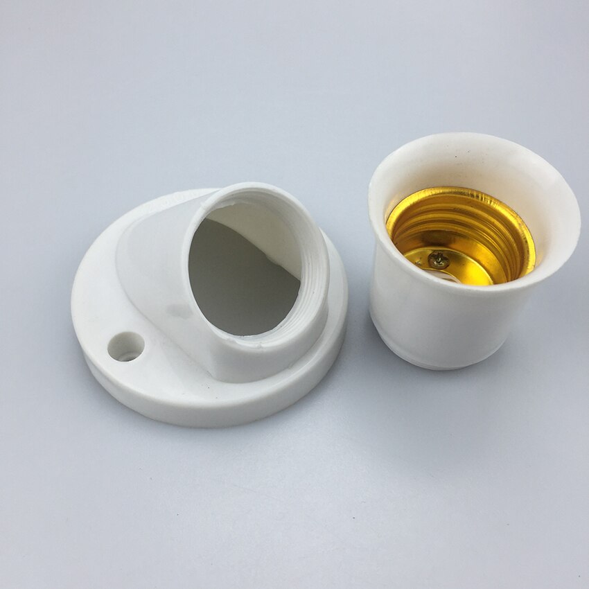 E27 Oblique Lamp Holder Light Socket Base, Ceiling Light Fixture Lamp Holder Converter Light Bulb Base Lamp Socket Adapter