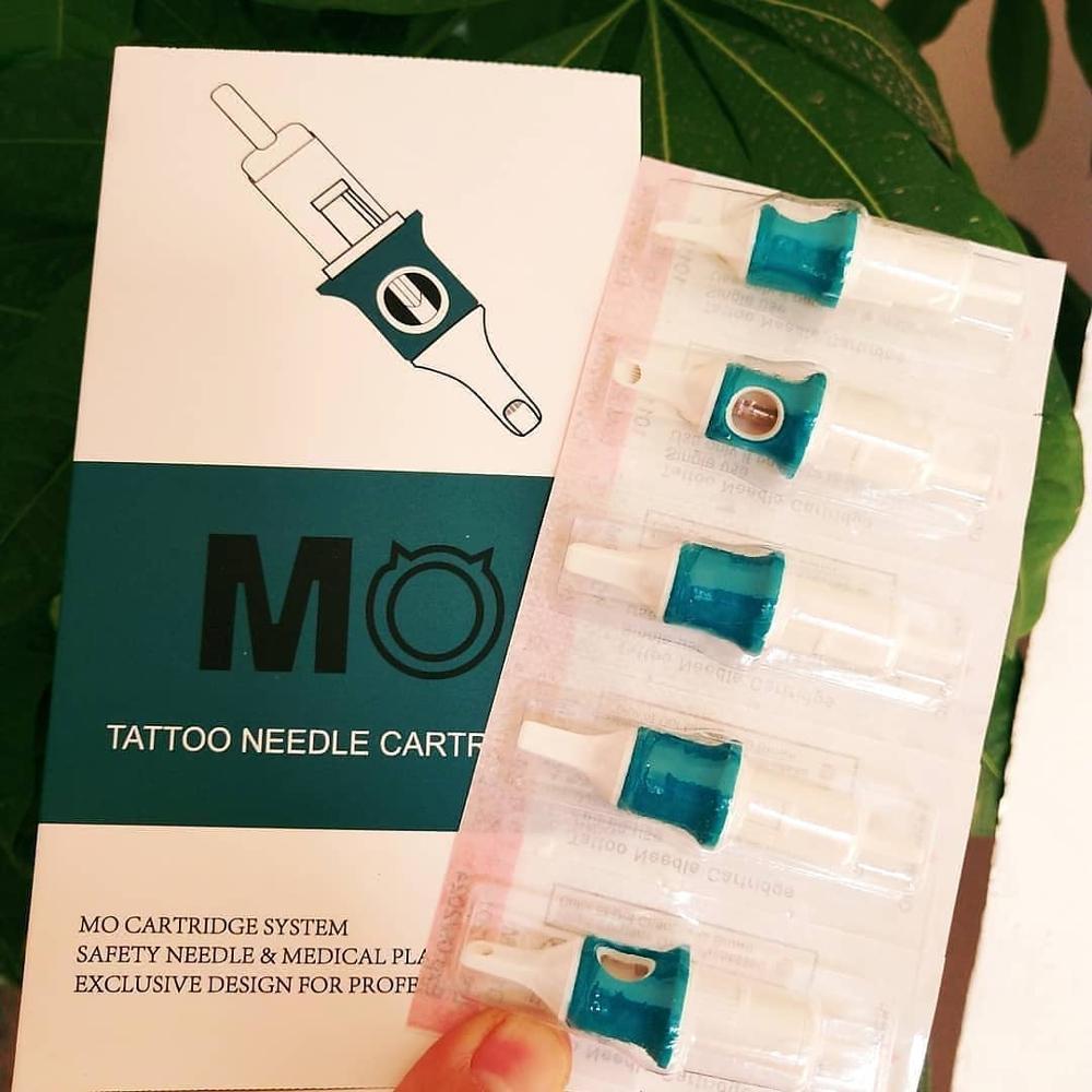 #12rl/0.35mm & 10rl/0.30mm tatueringspatronnålar  mo 20 st rund liner engångsnålar för tatueringsmaskiner