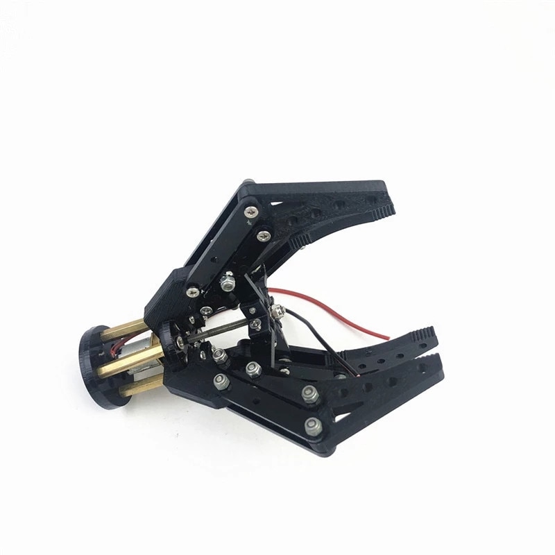 Acrylic Mechanical Claw 3D Printing N20 Motor Clamp 6V 300rpm Robotic Gripper for Arduino DIY Robot Arm Manipulator Kit