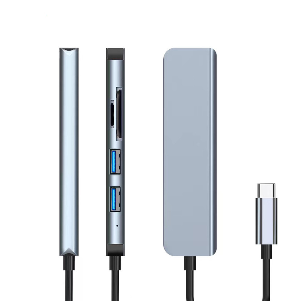 Usb Card Reading Type C Hub Zes-In-een Multifunctionele Mobiele Telefoon Computer Sub-Kabel Docking station Hub