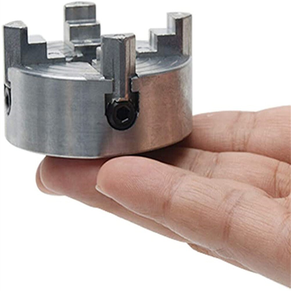 Z011 Metal 4 Jaws Manual Lathe Chuck Clamp HCS Self-Centering Mini Drill Chuck High Carbon Steel Tool Parts Fast