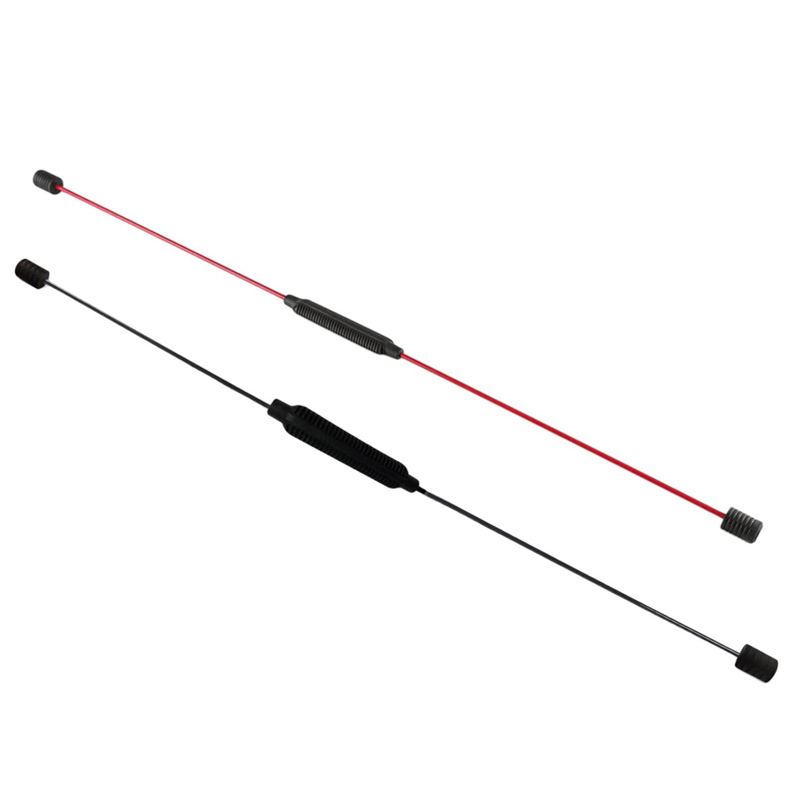 Home Elastic Fitness Bar Rubber Handle High Multifunctional Exercise Stick