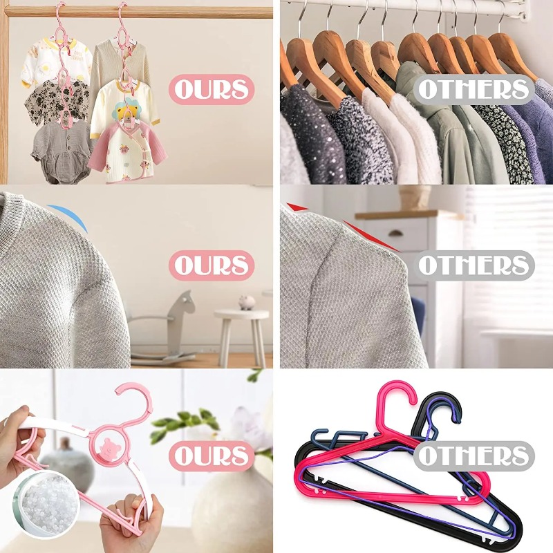 1 Stuk Antislip Baby Kleerhanger Verstelbare Opberghangers Schattige Kinderkleding Organizer Kast Kinderen Baby Jassen Rek