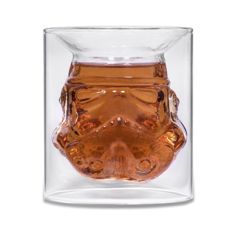Kristall döskalle huvud glaskopp vodka påfyllningsmugg glaskopp för whisky vin vodka bar club öl vinglas drinkware koppar  jj494