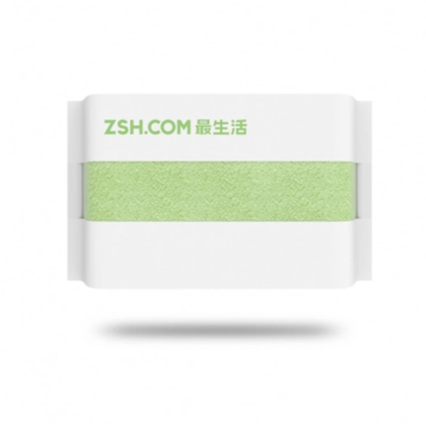 Xiaomi ZSH Towel 100% Cotton Super Absorption Water Wipe Towels Polygiene Antibacterial Baby Supple Smooth Antibacterial towel: Green