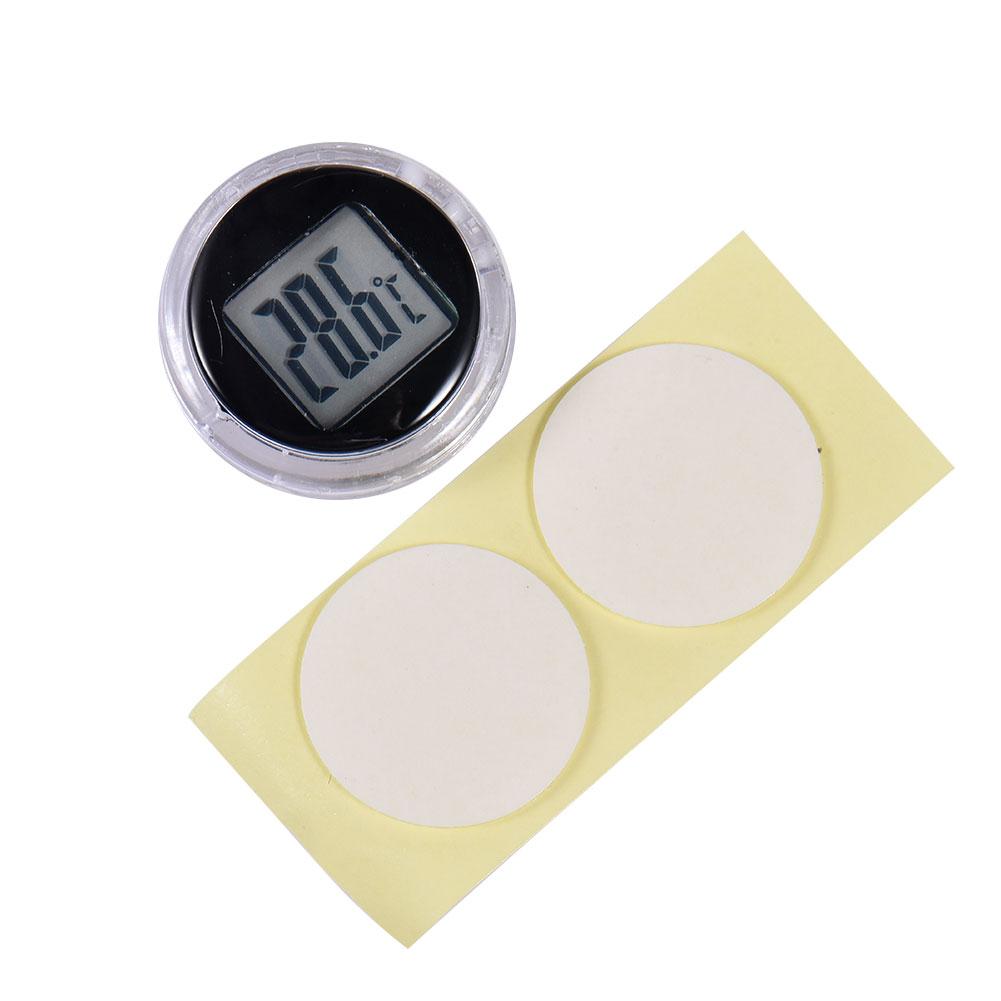 dauerhaft Digital-Thermometer Uhr Motorrad Meter Wasserdichte Motorrad Innen Uhren Instrument Zubehör #40