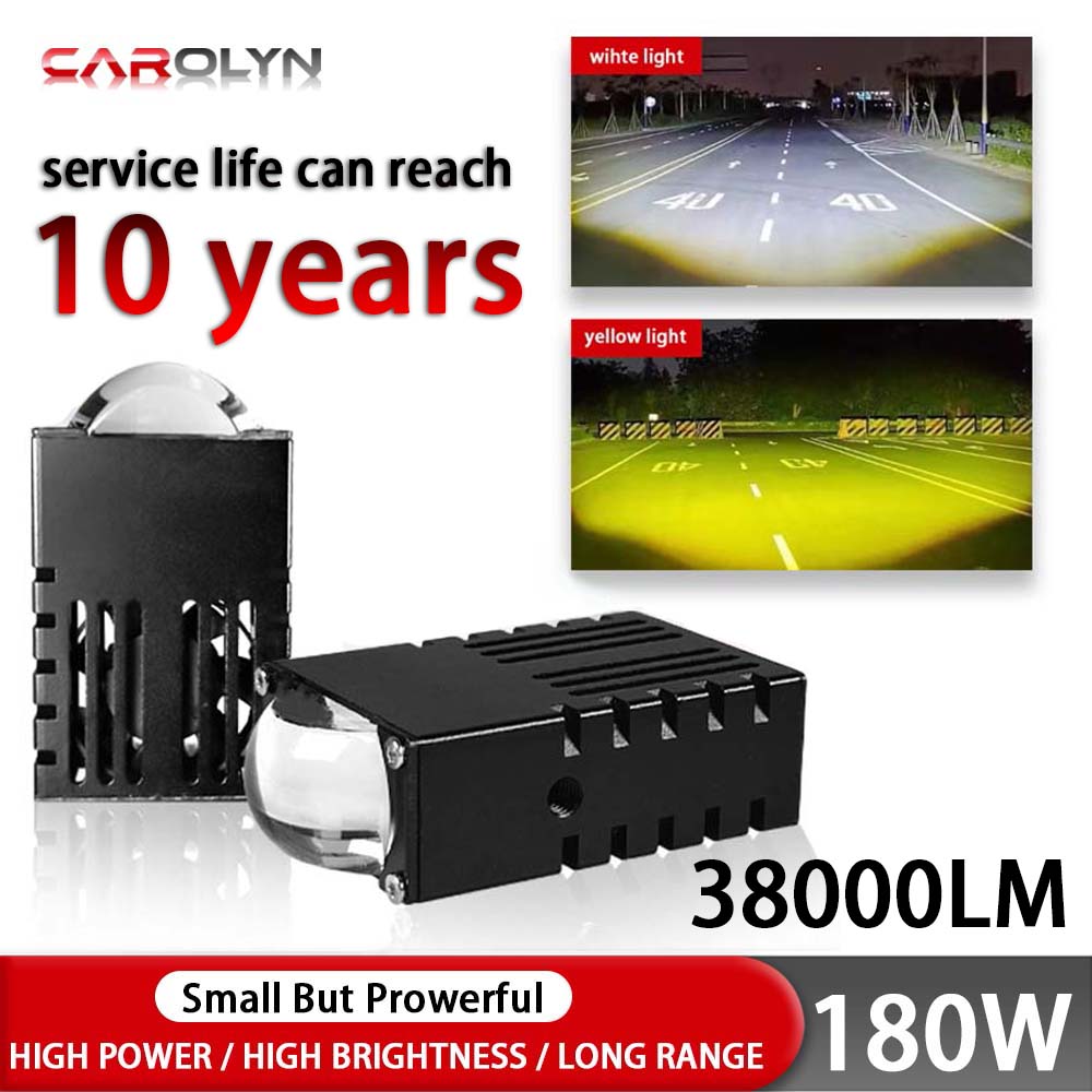Led Koplamp Bumper Mistlampen Projector Lens Mini Rijden Licht Extra LightsFor Auto Motor Spots 6500K3000k10V-80V