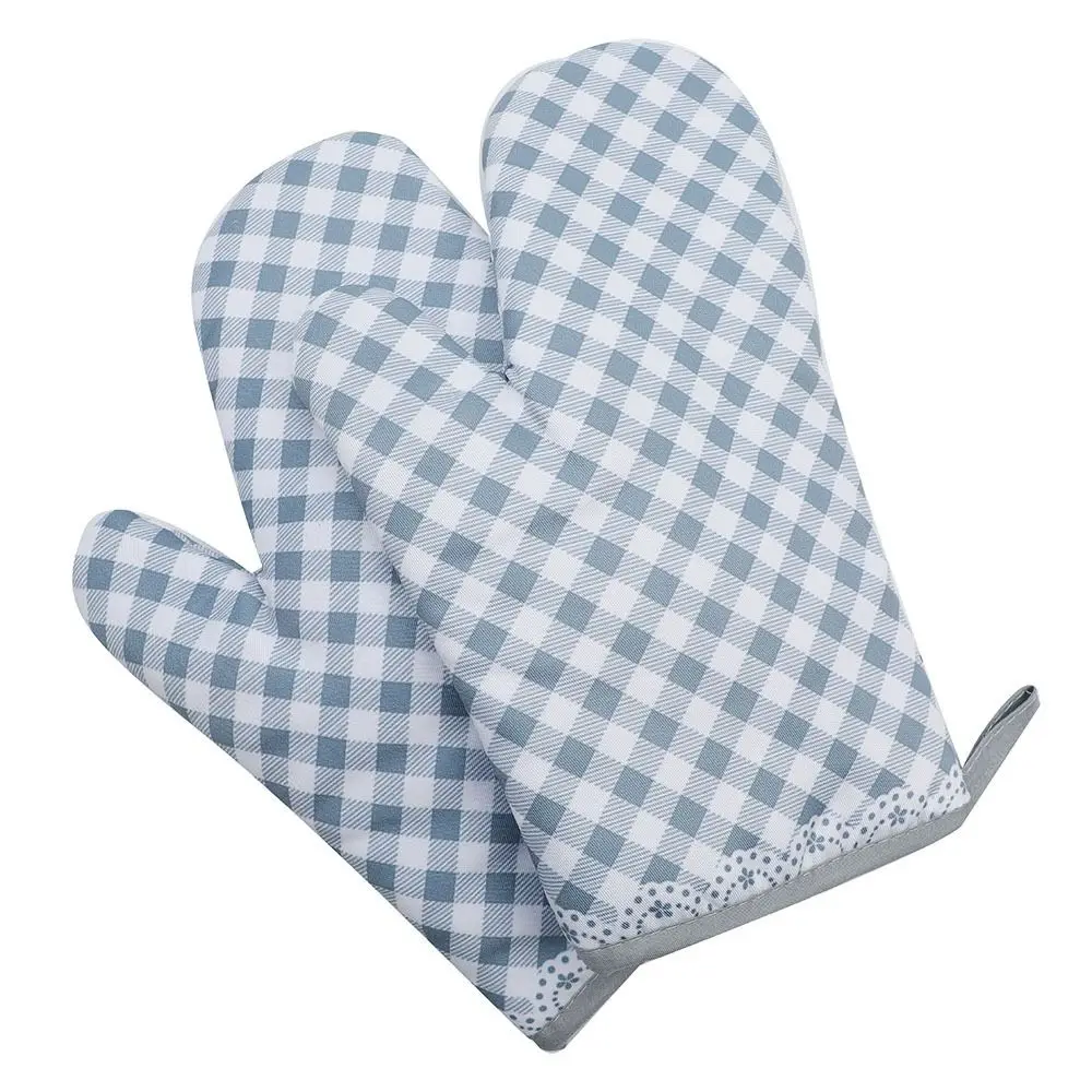 1pcs Heat-insulating Gloves, Anti-scald Microwave Gloves, High Temperature Resistant Kitchen Baking Oven Gloves: GRAY