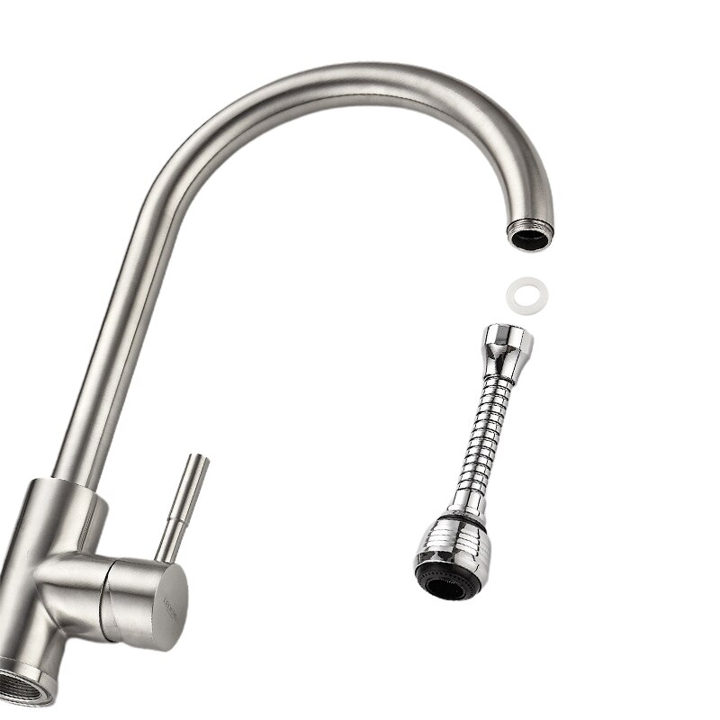 Waterbesparende Hoge Druk Nozzle Tap Adapter Hoge Druk Kraan Filter Badkamer Douche Draaibare Nozzle Keukenkraan