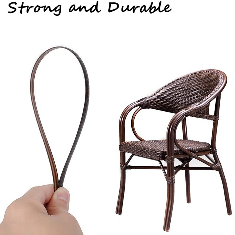 Wicker Repair Supplies Synthetic Rattan Material, Durable Patio Furniture Repair Kit
